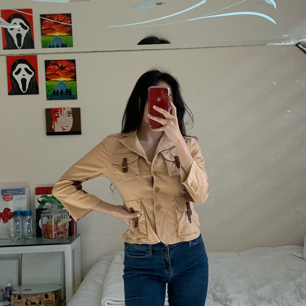 Bcbg Maxazria Leather Patch Jacket